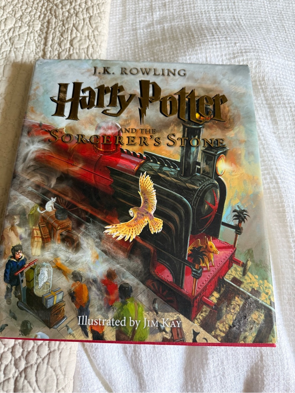 Harry Potter and the Sorcerer's Stone Illustrated Edition - Red & Black Cover